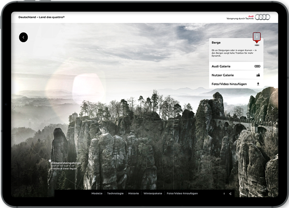 The social microsite — filled by the community.